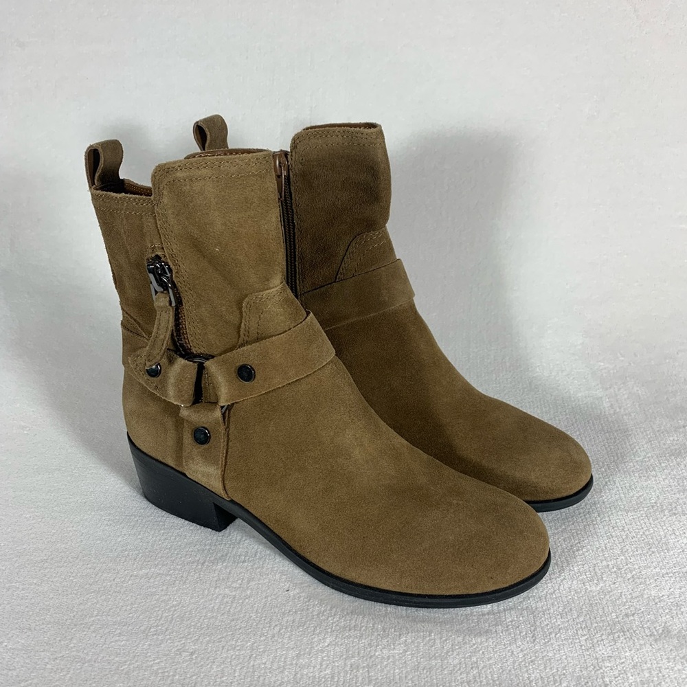 NEW Marc Fisher Women's Dalary Leather Motorcycle Boot Size 7.5